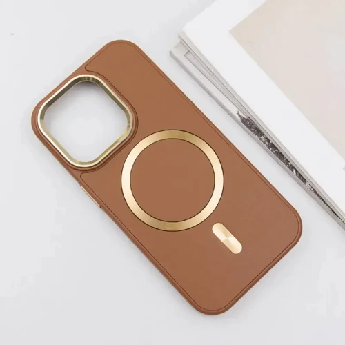 Чохол для iPhone Epik SnapCase with MagSafe Brown для iPhone 14 Pro: Колір коричневый