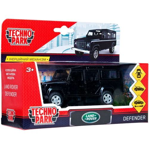 Автомодель - LAND ROVER DEFENDER (черный, 1:32)
