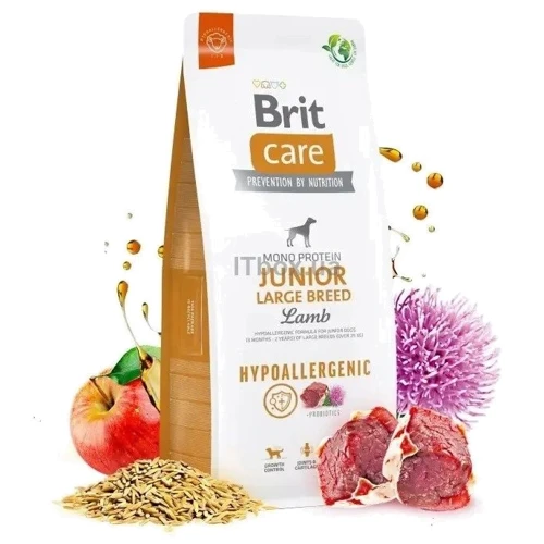Сухой корм Brit Care Dog Hypoallergenic Junior Large Breed для щенков и юниоров гигантских пород 1 кг (8595602559060): Возраст Щенки