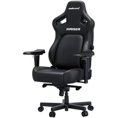 Кресло игровое Anda Seat Kaiser 4  Black PVC Size L (AD12YDDC-L-20-B-PV/C) фото 1