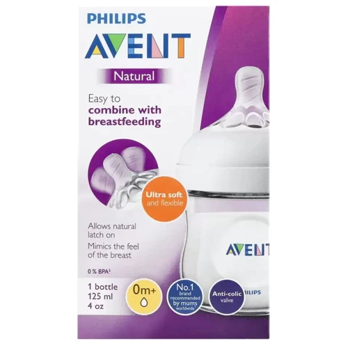 Бутылочка для кормления Philips AVENT Natural 125 мл (SCF030/17) фото 16