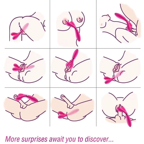 Вибратор BOSS Dual-head Massager Pink