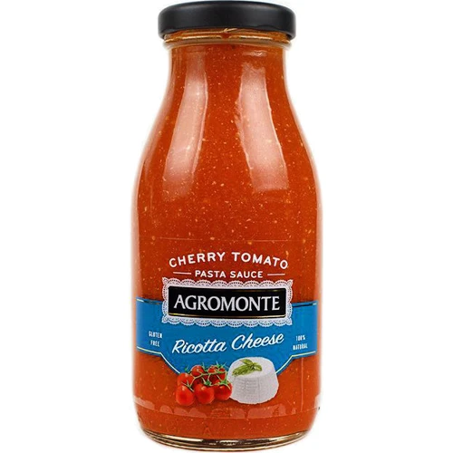 Соус томатный Agromonte Cherry Tomato Ricotta Cheese из помидоров черри с сыром рикотта 260 г (8032817245895)