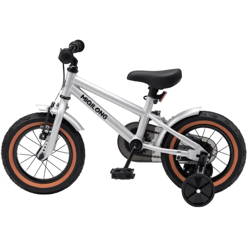 Дитячий велосипед Miqilong ST 12" сріблястий (RBB-ST12-SILVER)
