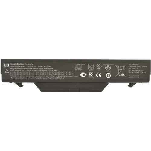 Батарея для ноутбука HP Compaq HSTNN-IB89 ProBook 4510s 10.8V Black 4400mAh Orig (902914)