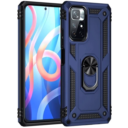 Чехол для телефонов BeCover Military Blue for Xiaomi Poco M4 Pro 5G (707121): Тип накладка на заднюю часть