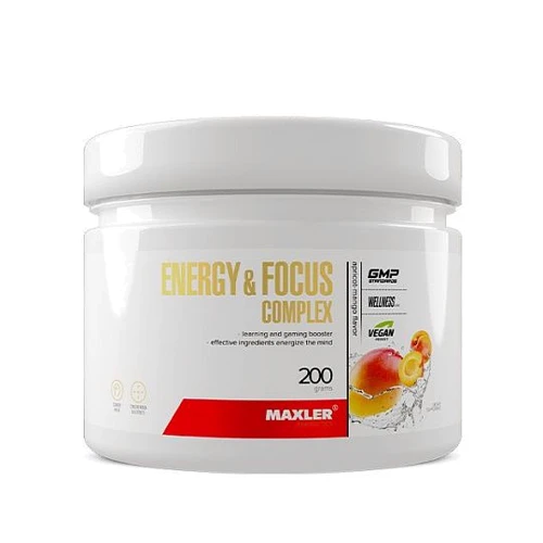 Предтренировочный комплекс Maxler Energy & Focus Complex 200 g /25 servings/ Apricot-mango