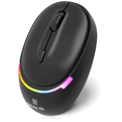 Мышь REAL-EL RM-440 W Black (EL123200045): Тип сенсора оптический