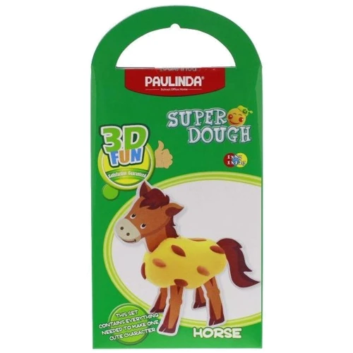 Масса для лепки Paulinda Super Dough 3D FUN Конь