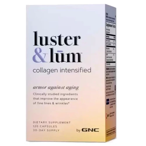 GNC Luster & Lum Collagen Intensified Колаген 120 капсул: Форма випуску капсули