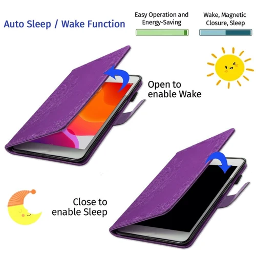 Аксесуар для планшетних ПК Mobile Case Book Cover Art Leather Lilac для Samsung Galaxy Tab S7 Plus T970/T975 фото 6