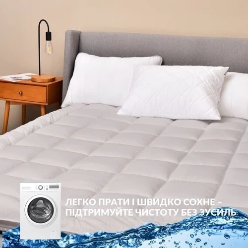 Наматрасник IDEIA Дабл антиаллергенный суперплотный 160x200 см (4820227285907)