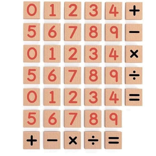 Набір магнітних цифр та знаків Viga Toys 40 шт (50591): Виробник Viga Toys