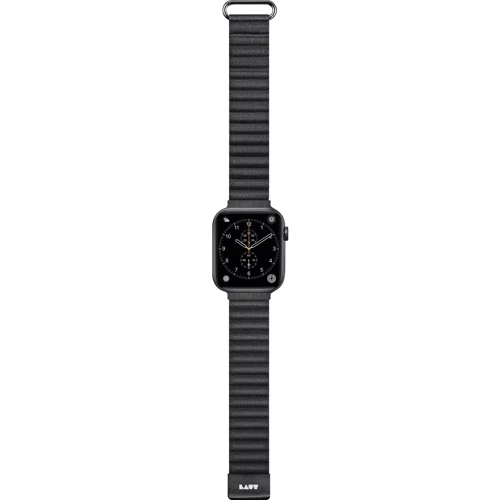 LAUT NOVI LUXE Black (L_AWL_NL_BK) for Apple Watch 42/44/45/49mm: Совместимость Apple Watch 49mm, Apple Watch 45mm, Apple Watch 44mm, Apple Watch 42mm
