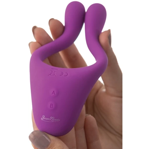 Вибратор StRubber BeauMents Doppio Рurple