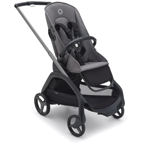 Прогулянкова коляска Bugaboo Dragonfly Graphite/Grey Melange (без капюшона) (100047039)