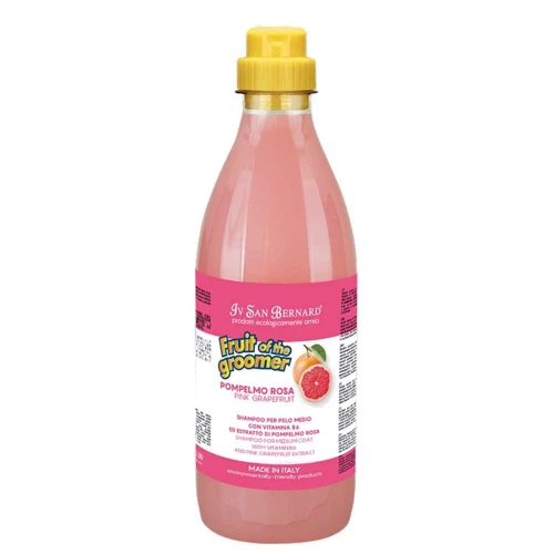 Шампунь Iv San Bernard Pink Grapefruit для средней шерсти с грейпфрутом и витамином В6 1 л (1548 NSHAPO1000)