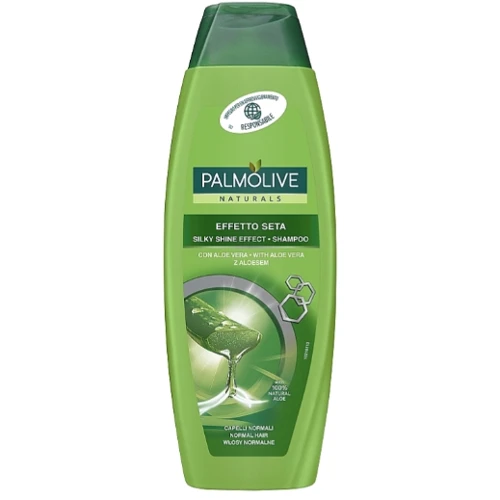 Palmolive Naturals Шампунь Эффект шелковистого блеска с алоэ вера 350 ml