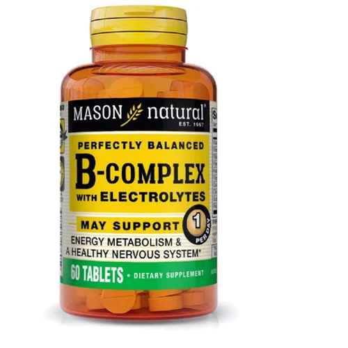 Mason Natural B-Complex With Electrolytes B-комплекс с электролитами 60 таблеток