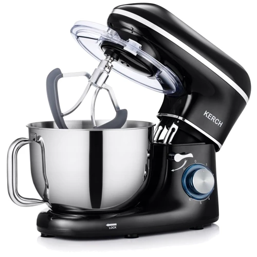 Міксер KERCH MyCHEF BLACK 2200 W: Насадки Для смешивания, Для замеса теста, Для взбивания