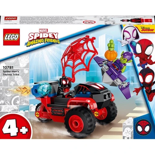 Конструктор LEGO Super Heroes Marvel Майлз Моралес: техно-трайк Человека-Паука (10781)