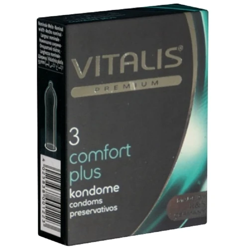 Презервативи Vitalis Premium Comfort Рlus 3 шт (40301): Тип Для максимального захисту