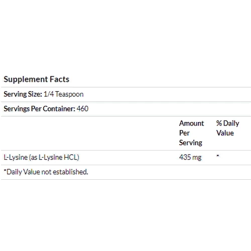 Nature's Life L-Lysine Powder, Unflavored, 200 g (NLI-51230): Форма випуску порошок