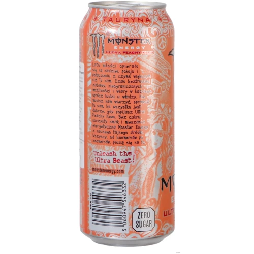 Напиток энергетический (без сахара) Monster Energy Ultra Peachy Keen 500 ml