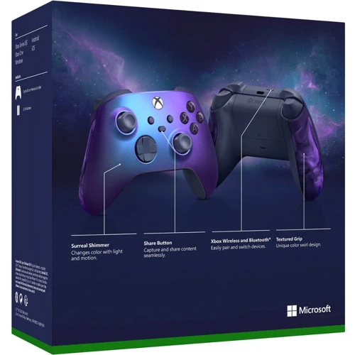 Аксесуар для приставки Microsoft Xbox Series X | S Wireless Controller Stellar Shift (QAU-00086, QAU-00087) фото 5
