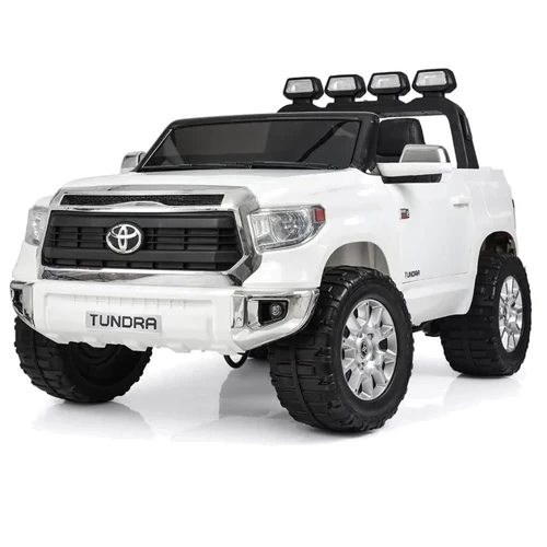 Дитячий електромобіль Джип Bambi Racer Toyota, білий (JJ2255EBLR-1)