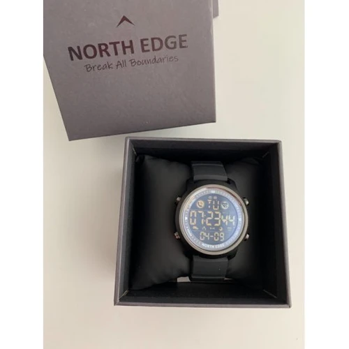 Наручные часы North Edge Laker Black 5BAR 9990: Функции Секундомер, Подсветка, День недели, Дата