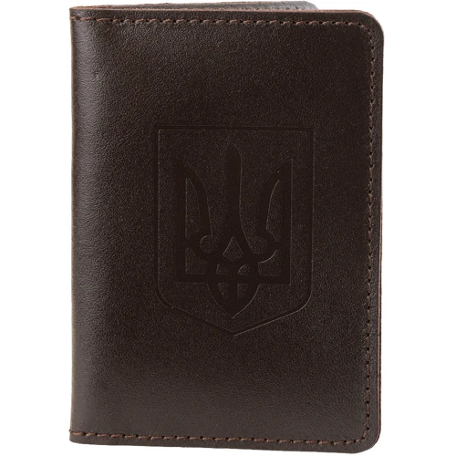 Жіноча обкладинка для документів DNK Leather коричнева (DNK-minidoc-R-Gerb-colF): Стать Женский