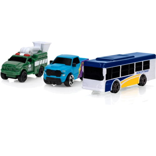 Игровой набор Micro Machines Городской транспорт 3 шт W3 (MMW0010)