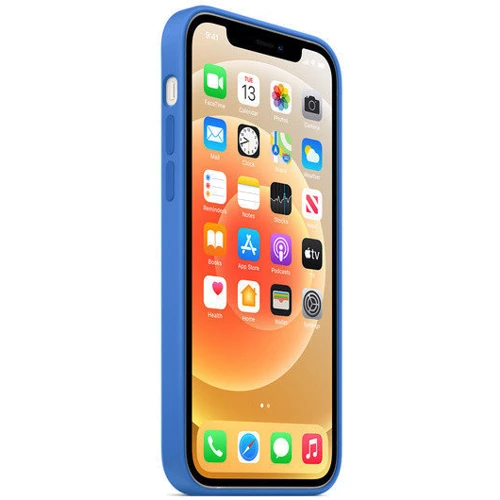 Чехол для iPhone Mobile Case Silicone Case Full Protective Capri Blue for iPhone 13 Pro Max: Материалы Силикон