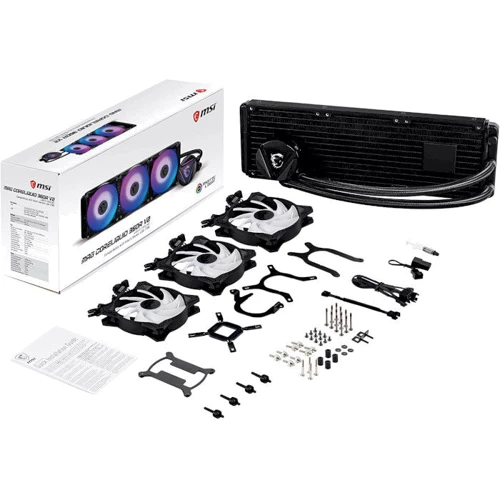 Кулер MSI MAG CoreLiquid 360R V2: Тип подшипника шариковый