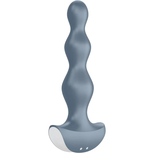 Анальный стимулятор-бусины с двумя моторами Satisfyer Lolli-Plug 2 (ice blue)