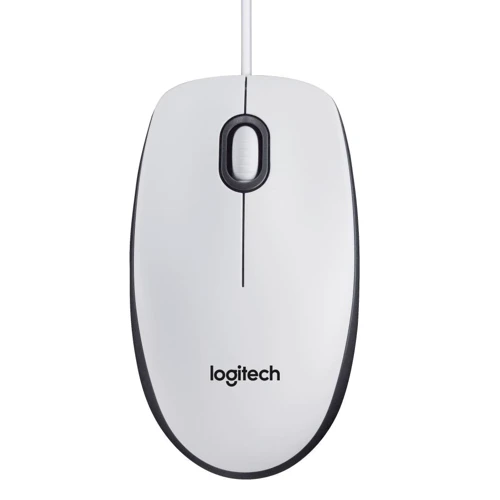 Мышь Logitech M100 White (910-005004, 910-001605, 910-006764): Интерфейс подключения проводная USB