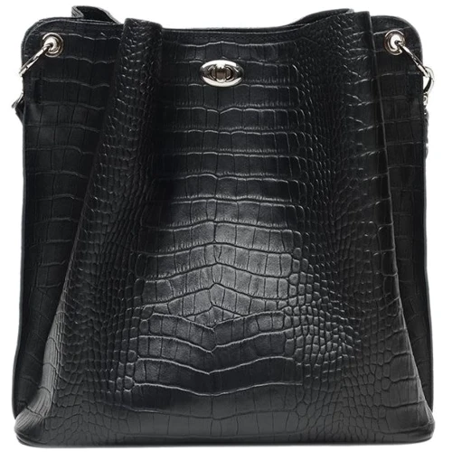 Жіноча сумка-мішок Ricco Grande чорна (1l981-black)