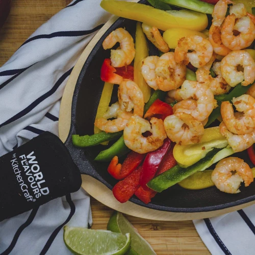 Сковорода для фахітосу Kitchen Craft World of Flavours чавун 37х18 см (WFMXSIZZLE): Кришка в комплекті нет