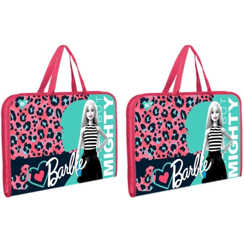 Папка-портфель YES на блискавки з тканинними ручками Barbie (491817)