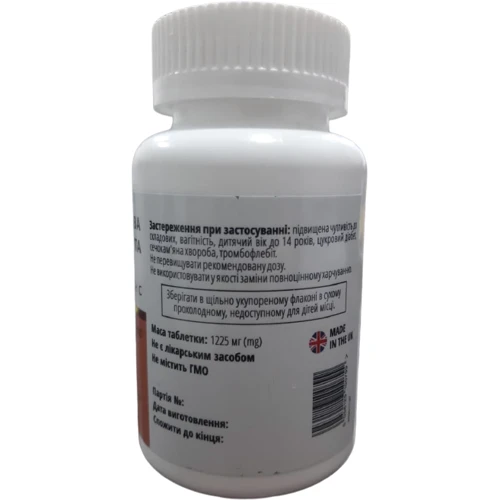 Вітамін від 1000 mg 60 Tablets: Тип вітамін C