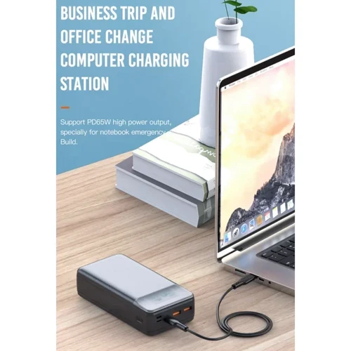 Внешний аккумулятор XO Power Bank 30000mAh PR201 Dispaly 65W Black