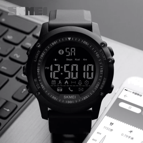 Наручные часы Skmei Dynamic 1321: Функции Синхронизация со смартфоном, Секундомер, Подсветка, День недели, Дата