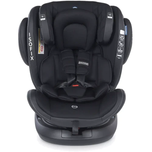 Автокресло El Camino Evolution 2 360 ME 1045 ISOFIX 0-36 кг melange black (ME 1045 melange black): Цвет черный