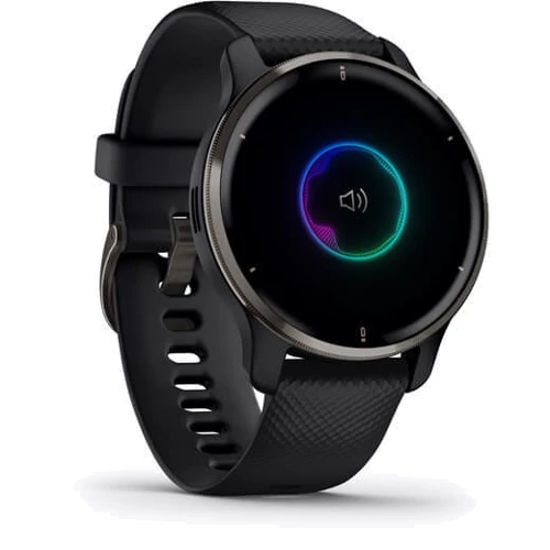 Смарт-часы Garmin Venu 2 Plus Slate Stainless Steel Bezel with Black Case and Silicone Band (010-02496-11): Производитель Garmin