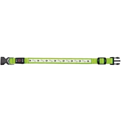 Нашийник Trixie Illuminous USB для собак світловідбиваючий M-L 40-50 см x 25 мм зелений (4011905130767): Колір зелений
