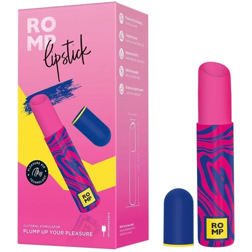 Вакуумный клиторальный стимулятор Romp Lipstick