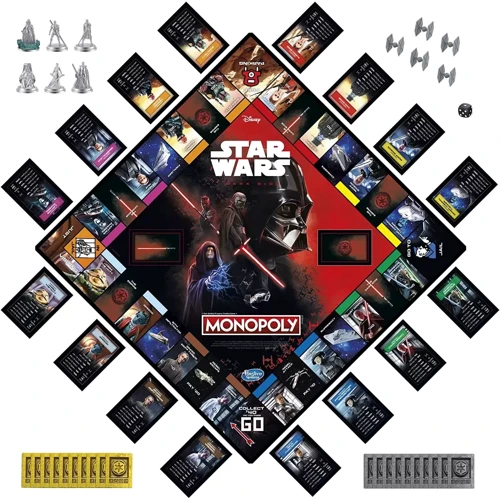 Настільна гра Hasbro Monopoly: Star Wars Dark Side EN Англійською мовою: Вид экономические