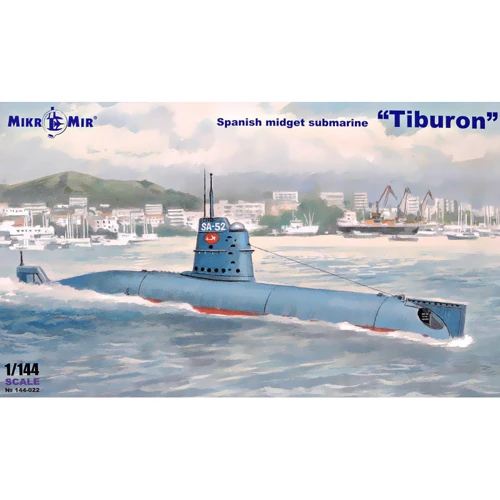 Модель Micro-mir Испанская малая субмарина "Тибурон" (MM144-022)