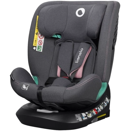 Детское автокресло Lionelo Bastiaan One I-size Pink Rose (LO-BASTIAAN ONE I-SIZE PINK ROSE): Материалы обшивки текстиль